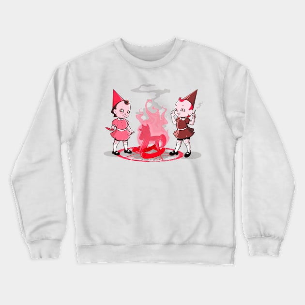 Baby Witches Crewneck Sweatshirt by LVBart